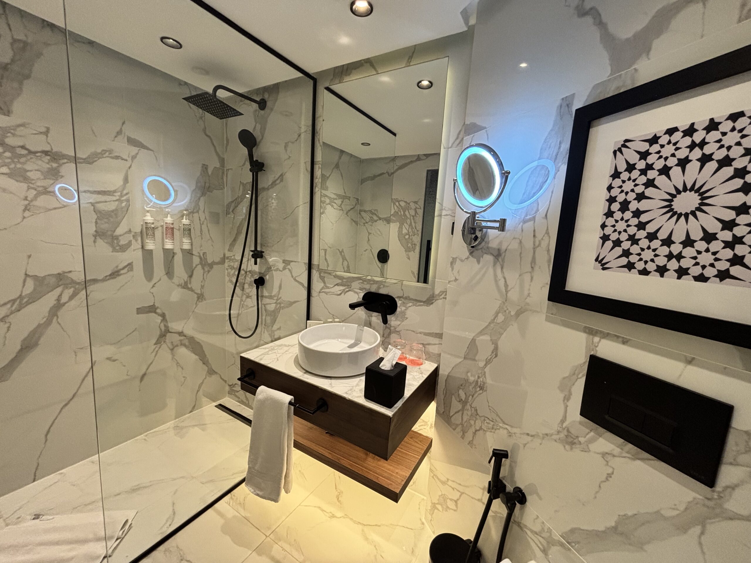 Shower and Vanity
