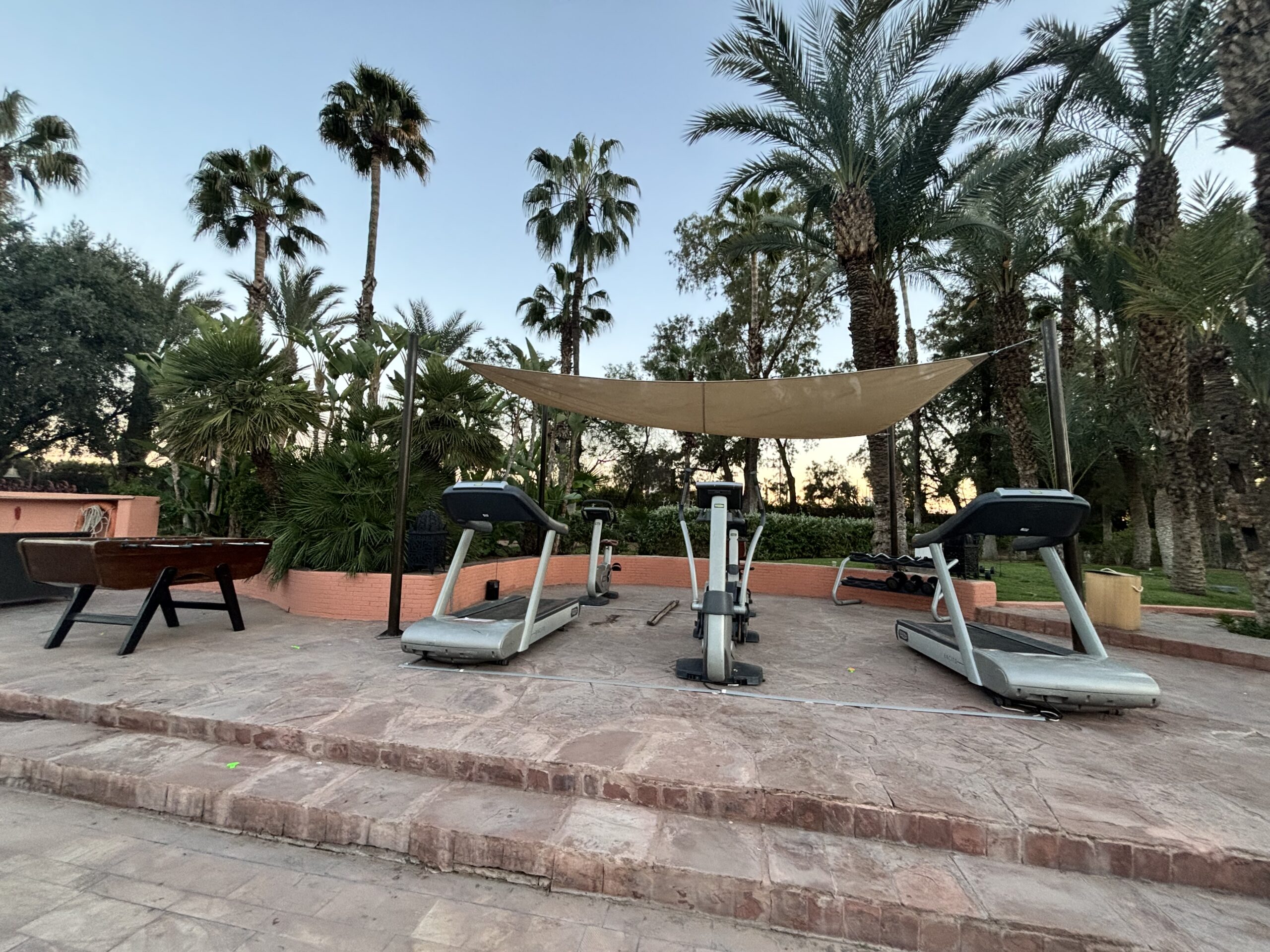 Makeshift Outdoor Gym
