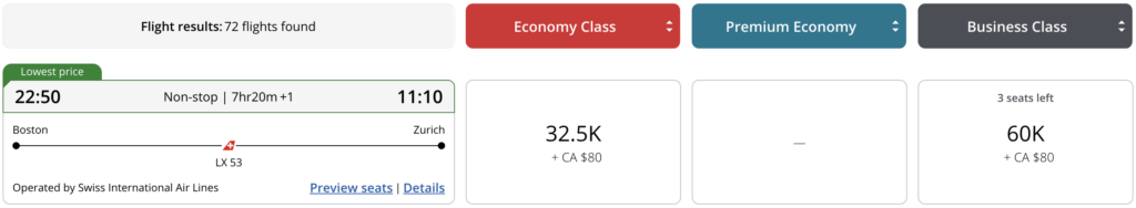 Aeroplan Swiss