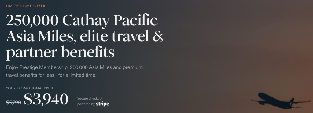 ASW asmallworld cathay asia miles