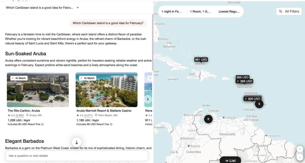 Marriott Ask Bonvoy AI tool