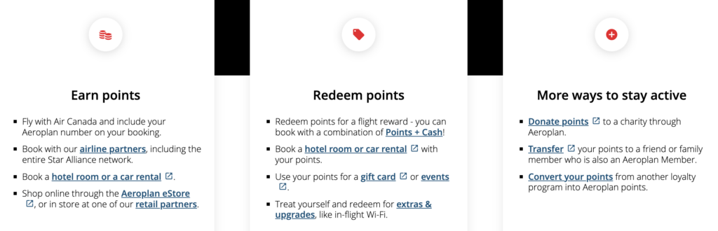 Prevent your Aeroplan points from expiring